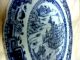 Antique Canton China Plate Chinese 1700s Handpainted Blue/white Import 18th Cent Plates photo 11