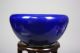 18th C.  Chinese Monochrome Blue ‘alms Bowl’ Bowls photo 1