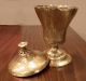 19th Ottoman Turkish Sulaymaniyah Brass Aznavour Mastic Jar W/ Maker ' S Mark Middle East photo 2