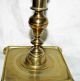1710 Reproduction Heavy Footed Brass Candle Stick Williamsburg V.  M.  Metalcrafter Metalware photo 1