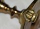 1710 Reproduction Heavy Footed Brass Candle Stick Williamsburg V.  M.  Metalcrafter Metalware photo 5