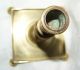 1710 Reproduction Heavy Footed Brass Candle Stick Williamsburg V.  M.  Metalcrafter Metalware photo 6