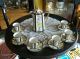 Antique Nippon Chocolate Set Pitcher 6 Cup ' S & Saucers Foral Motif Handpained Victorian photo 1