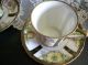 Antique Nippon Chocolate Set Pitcher 6 Cup ' S & Saucers Foral Motif Handpained Victorian photo 5