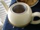 Vintage Art Deco Pottery & Hammered Chrome Everhot Tea Set Teapot Jug & Bowl Art Deco photo 4