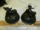 Pair Of Antique Patinated Bronze Tripod Censers; Late Meiji / Taisho Period Statues photo 7
