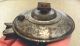 Antique Graniteware Enamel Ware Finger Loop Candle Holder W/candle Clamp Metalware photo 4