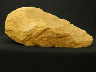 Lower Paleolithic Paleolithique Quartzite Hand Axe - 700000 To 100000 Bp - Sahara photo