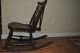 Antique Karpen Furniture Rocking Chair Dark Wood Windsor Chicago Arts & Crafts 1900-1950 photo 2