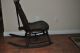 Antique Karpen Furniture Rocking Chair Dark Wood Windsor Chicago Arts & Crafts 1900-1950 photo 5