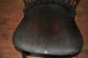 Antique Karpen Furniture Rocking Chair Dark Wood Windsor Chicago Arts & Crafts 1900-1950 photo 6