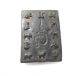 Collection Classic Old Thai Amulet Buddha Overlapping Back 12 Zodiacs Fortunate Amulets photo 1