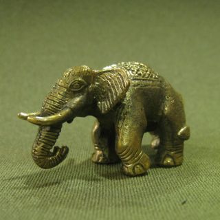 Wealth Elephant Rich Lucky Charm Thai Amulet photo