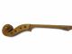 Antique Wood Wooden Scrolled Viola String Musical Instrument Neck Headstock Part String photo 6