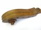 Antique Wood Wooden Scrolled Viola String Musical Instrument Neck Headstock Part String photo 7