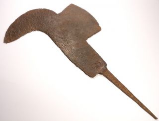 Antique - Medieval Iron Billhooc With Interesting Trademark Ca 1200 - 1500 Ad - 1 - photo