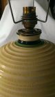 Classic Art Deco Ribstone Ware Booths Ceramic Lamp Globe Ribbed Striped Table Art Deco photo 2