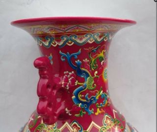 Ancient Chinese Ceramics And Colorful Porcelain Vase photo