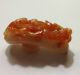 Antique Chinese Carved Red Jadeite Jade Belt Hook Buckle Dragons photo 1