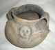Antique Native American Mississippi Cultural Sphere Primitive Strap Handled Jar Native American photo 6
