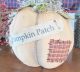 Primitive Fall Halloween Folk Art Pumpkin With Banner 