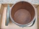 3 Old Painted Firkin - Sugar Bucket - Pantry Box - Wooden Primitives photo 4