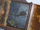 Antique Anglo American Marquetry Inlaid Mahogany Wall Clock 