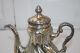 Silver Plate Luster Over Porcelain Tea Set German Rare Antique Teapots & Tea Sets photo 3