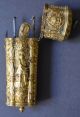 Outstanding Museum Quality C.  1730 Gilt Brass Sewing Kit Etui Implements French? Other photo 8