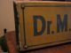 Brass Antique Doctor M G Conger Sign Wood Ca 1930 Doctor Bags photo 2