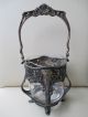 Stunning Antique Silver Art Nouveau Basket H.  S.  Goldschmidt&sohn Germany C.  1900 Germany photo 10