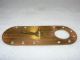 19th C.  Brass Microscope Fish - Plate Or Frog - Plate Other photo 1