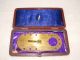 19th C.  Brass Microscope Fish - Plate Or Frog - Plate Other photo 4