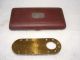 19th C.  Brass Microscope Fish - Plate Or Frog - Plate Other photo 5