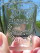 Antique Apothecary Drug Store Dose Cup Shot Glass Advertising Kiehl Cincinnati Bottles & Jars photo 3