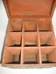 1930s Rare Handmade Carved Colorful Flower Vintage Wooden 9 Bottle Wine Box India photo 8