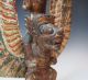 Magnificent Antique Balinese Carved Wood Garuda Statue Vishnu Bali Indonesia Statues photo 4