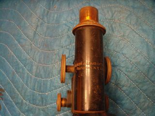 Bausch & Lomb Microscope Patent Jan 5,  1915 photo