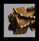 An 18thc Vvar Trumpet Akan Gold Weight Vvith Javv Bones Ex European Collectn Other photo 1