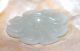 Antique Ming Chinese White Jade Pendant Button 2 