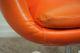 Vtg Mid Century Modern Orange Shelby Williams Pod Lounge Chair Overman Danish Er Post-1950 photo 5