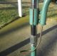1936 Art Deco Modernist Matte Green Adjustable Electric Reading Lamp Sight Light Mid-Century Modernism photo 3