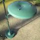 1936 Art Deco Modernist Matte Green Adjustable Electric Reading Lamp Sight Light Mid-Century Modernism photo 5