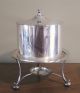 Antique English Silver Plated Chafing Pot Sauce Warmer Thomas Latham & E.  Morton Other photo 1