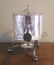 Antique English Silver Plated Chafing Pot Sauce Warmer Thomas Latham & E.  Morton Other photo 3