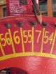 Vintage Old 1940 ' S Red/yellow Carnival Wheel Primitives photo 7