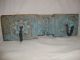 1880s Old Rare Vintage Painted Carved Wooden Wall Hanger India photo 1