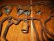 Antique Vintage Rustic Primitive Metal Cow & Calf Wind Chimes Hand Riveted Bells Primitives photo 9