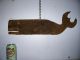 Hanging Rusted Gray Metal Whale App; 19  Long Great Display Piece Primitives photo 1