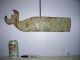 Hanging Rusted Gray Metal Whale App; 19  Long Great Display Piece Primitives photo 2